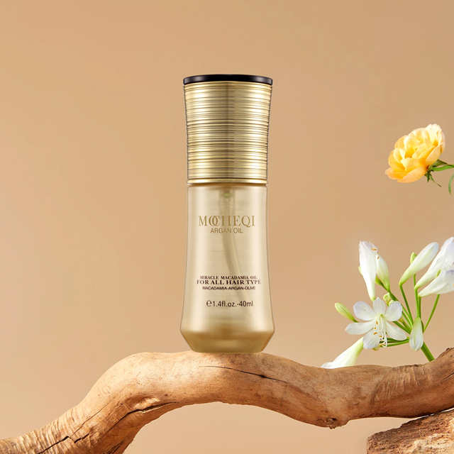 MOCHEQI Private Label Salon Argan Oil Cuidados com os cabelos Nutritivo Reparador Anti-Frizz Óleo hidratante para cabelos secos e todos os tipos de cabelos