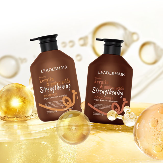 LEADERHAIR Shampoo reparador sem sulfato, parabenos, queratina e aminoácidos