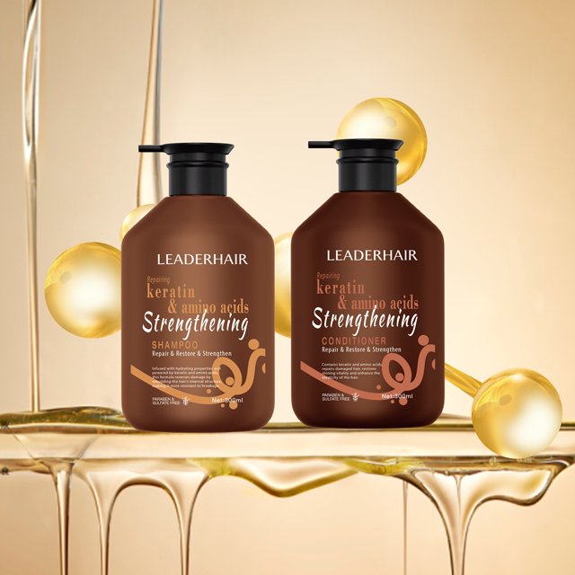 LEADERHAIR Shampoo reparador sem sulfato, parabenos, queratina e aminoácidos