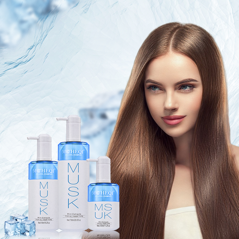 MOCHEQI Sulfato Livre Suave Orgânico Nutritivo Hidratante Anticaspa Shampoo Cabelo Para Uso em Salão de Beleza Atacado