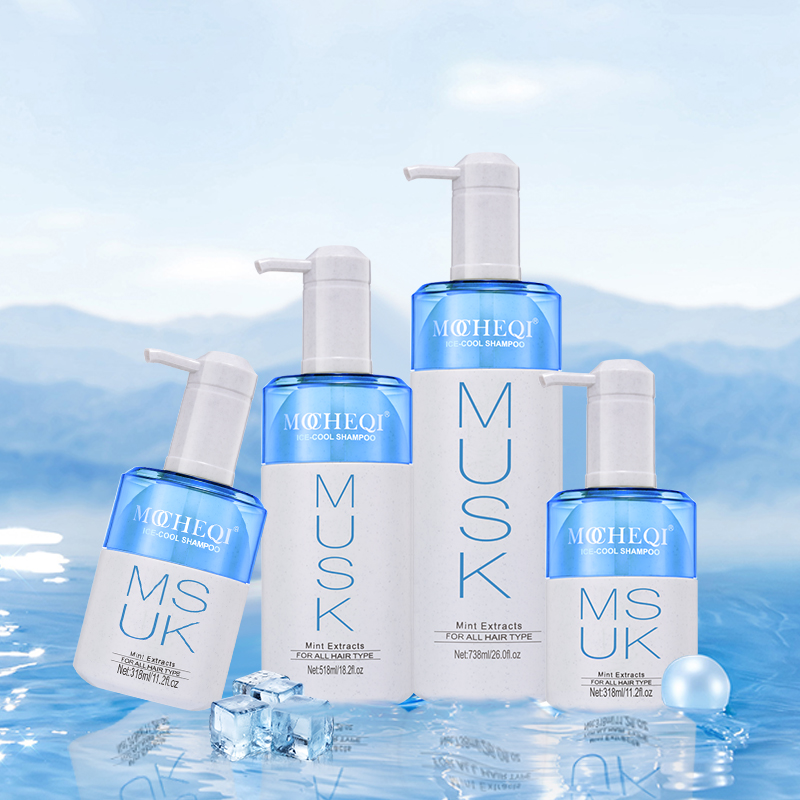 MOCHEQI Sulfato Livre Suave Orgânico Nutritivo Hidratante Anticaspa Shampoo Cabelo Para Uso em Salão de Beleza Atacado