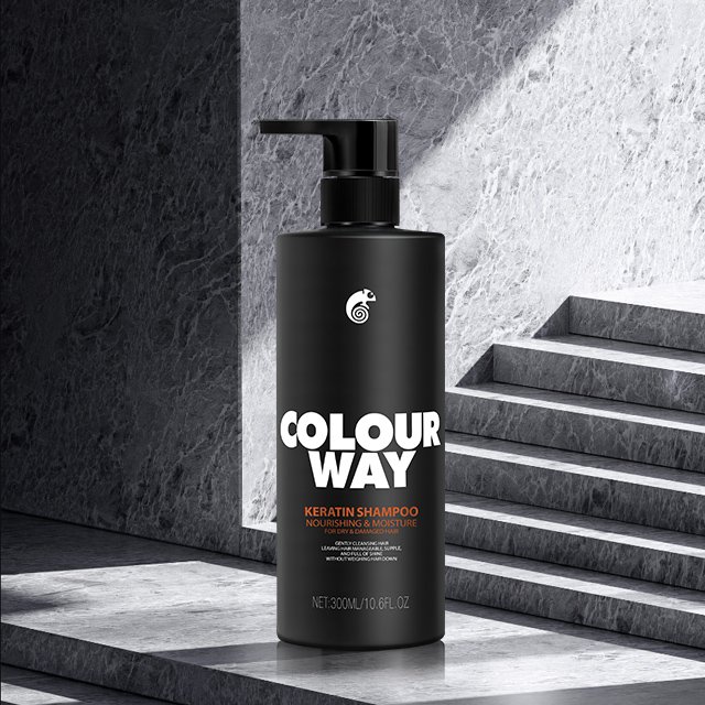 COLOURWAY Shampoo multifuncional nutritivo e hidratante com queratina para cabelos secos e danificados