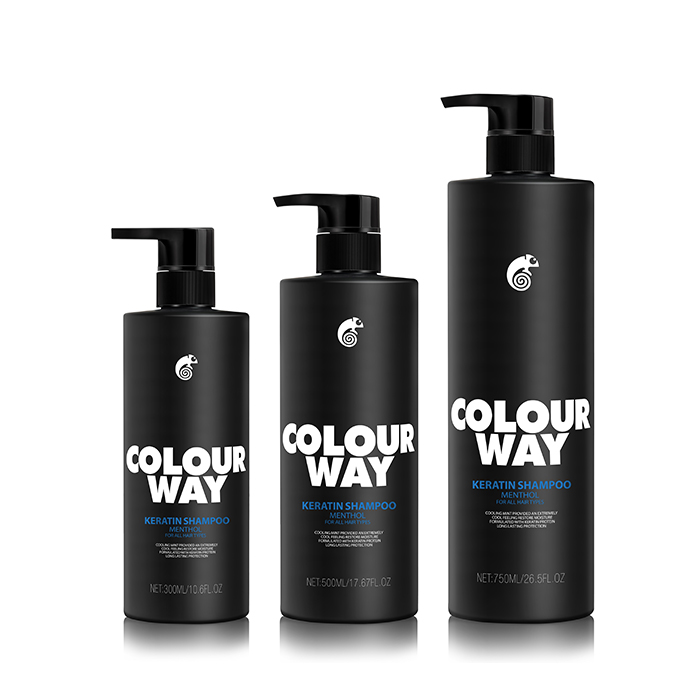 COLOURWAY Shampoo de queratina com mentol refrescante para refrescar