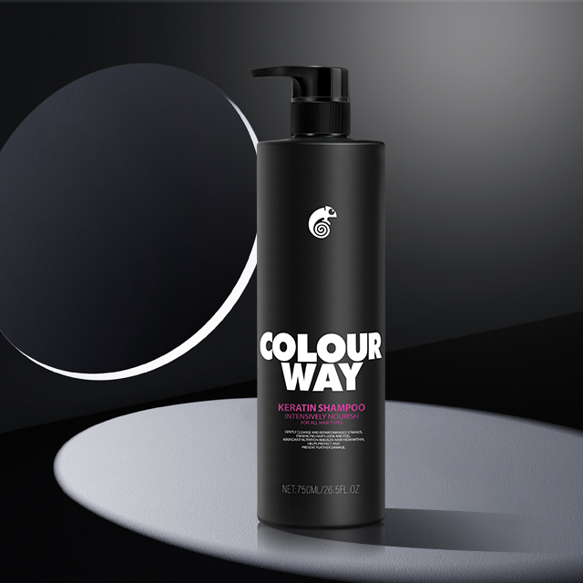 Shampoo de queratina COLOURWAY nutre intensamente para todos os tipos de cabelo