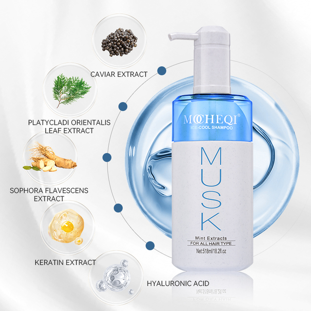 MOCHEQI Sulfato Livre Suave Orgânico Nutritivo Hidratante Anticaspa Shampoo Cabelo Para Uso em Salão de Beleza Atacado