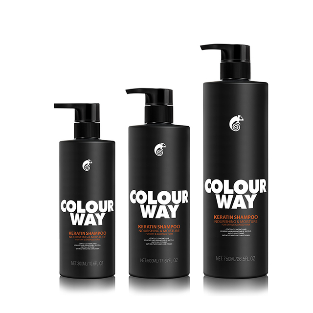 COLOURWAY Queratina Nutritivo e Shampoo Hidratante para Cabelos Secos